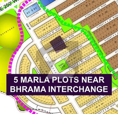5 Marla Plots in Spring South P1 Near Park for Sale