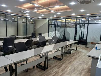 Office Fully Furnished For Sale Main boulevard Gulbarg.