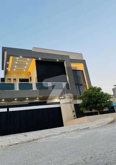 Upper Portion Of A Brand New Designer House with Solar
