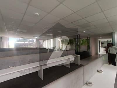 2000/4000 Sqft Sami Furnished Commercial Space For Rent Located In G-7 Markaz Suitable For IT Company Call Center