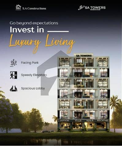 SA Tower Offers One Bed Luxury Apartment In Just 17 Lakh On Instalment Plan In Southern Phase 1 Bahria Orchard at SA TOWERS