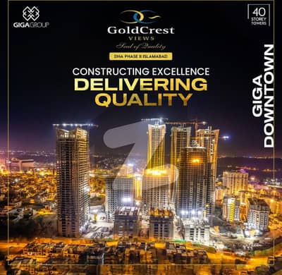 Two Bedroom Flat For Sale In Goldcrest Views 1 Tower D Near Giga Mall, World Trade Center DHA-2 Islamabad