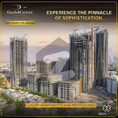 Two Bedroom Flat For Sale In Goldcrest Highlife 1 Near Giga Mall, World Trade Center DHA-2 Islamabad