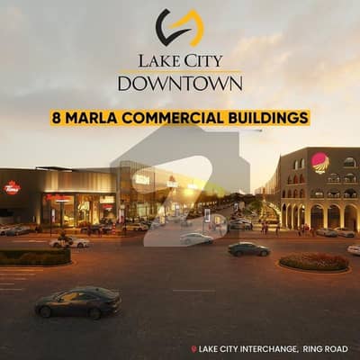 8 Marla Commercial Building for Sale in Lake City Lahore Downtown, Prime Main Boulevard Location