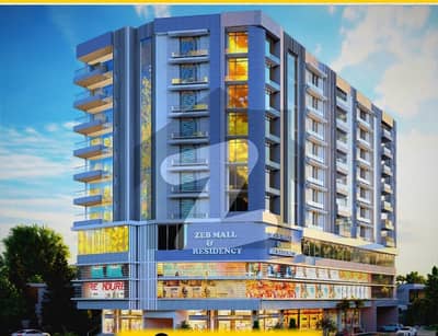 Studio apartment of 550 Square Feet in ZEB Mall and Residency