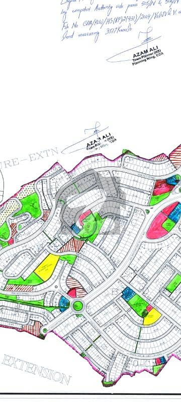 13 Marla Extra land Pair plots for sale in sector C on Heighted Location with Sun Set view. sector C