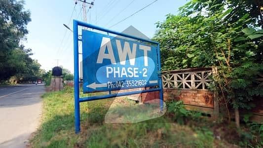 1 Kanal Residential Plot In Awt Phase 2 Block A Prime Location Near Main Society Gate Available For Sale