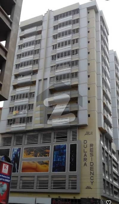Flat available for rent Dulara Residency Main bahadurabad Karachi