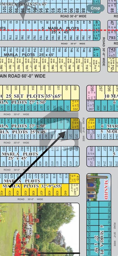 L 334.6 Marla Prime Location Plot For Sale