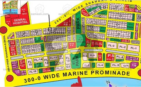 Corner Commercial Plot For Sale In Clifton