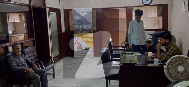 Semi Furnished office For Rent 1000sqft on Prime Location of Shahra e Faisal