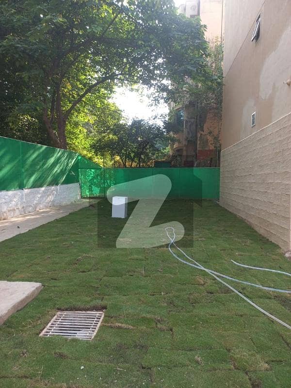 Extra land ground floor beautiful flat for sale