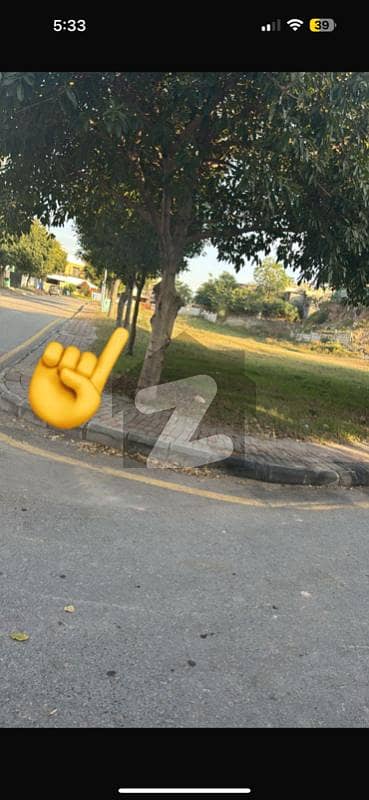 proper corner plot with 6 marla extra land open transfer