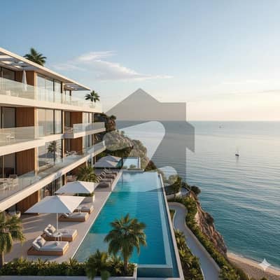 Luxury Pool Apartments Facing the Sea in Boundary wall DHA - Karachi