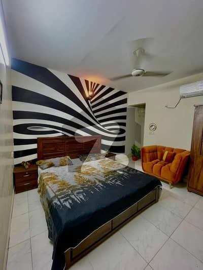 DHA Phase 6 Muslim Commercial 2Bedroom Fully Furnished Apartment For Rent