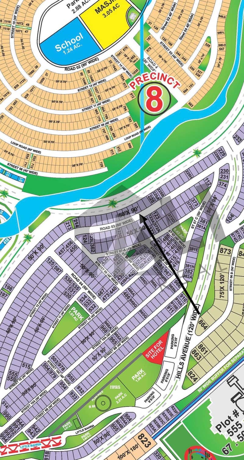 Bahria Hills Single Belt Plot Bahria Hills Single Belt Plot