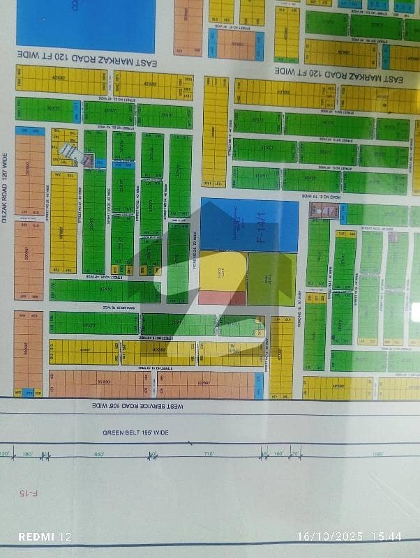 F-14/1 Sector 1 Kanal Plot Available For Sale
