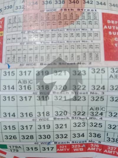2000 Square Yards Plot available at Beach Streets for sale Precious location