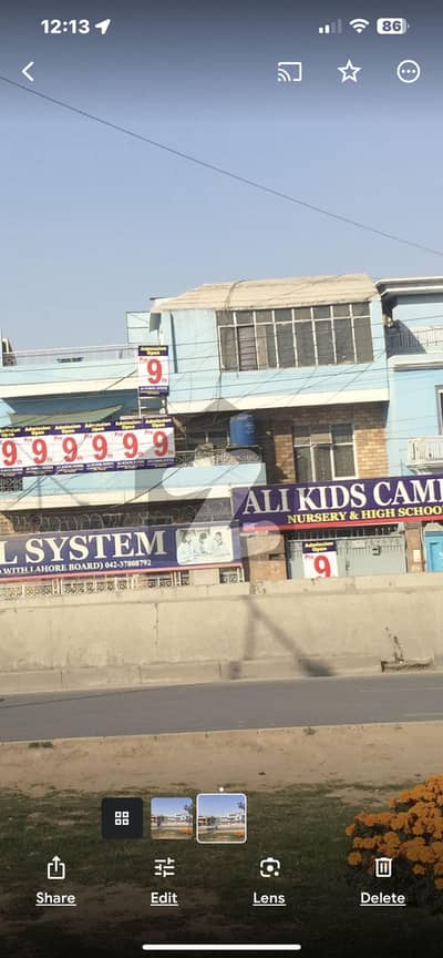 Prime Semi Commercial Property Opposite Karim Block Market for Sale Ravi Block, Allama Iqbal Town, Lahore