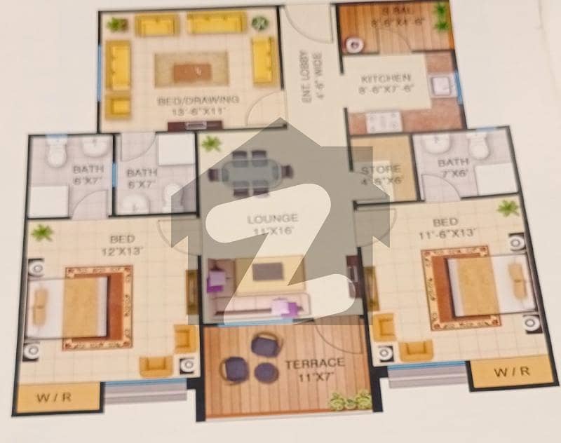 2 bed dd Appartment FL 7 Naya Nazimabad 2 bed dd Appartment FL 7 Naya Nazimabad
