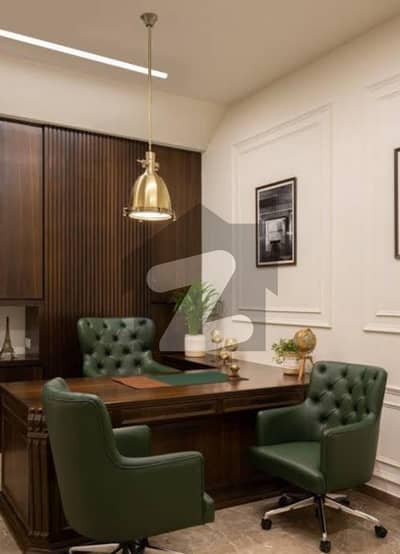 535 sq ft office with boss cabin