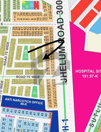 N Block 5 Marla Facing 1 Kanal Back To 300 Ft Road Plot For Sale N Block 5 Marla Facing 1 Kanal Back To 300 Ft Road Plot For Sale