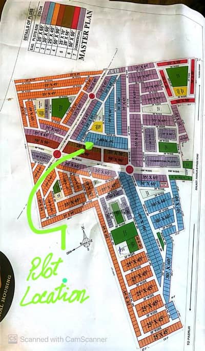 7 Marla Residential Plot Is Available For Sale In Sial Housing Society Near Ranjers Road Sialkot