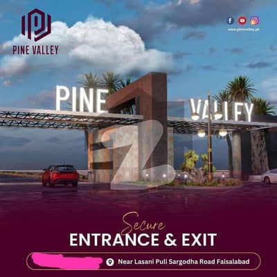 5 Marla Residence Plot Available For Sale In Pine Valley Sargodha Road Near Usman Block