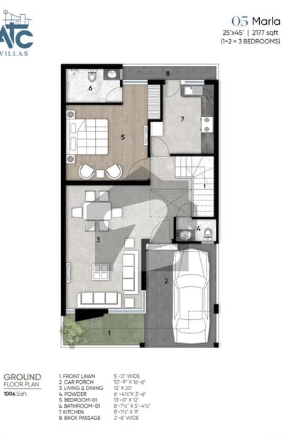 5 Marla Villa in ATC Villas Sector C Available for Sale at 3 Year Installments 5 Marla Villa in ATC Villas Sector C Available for Sale at 3 Year Installments