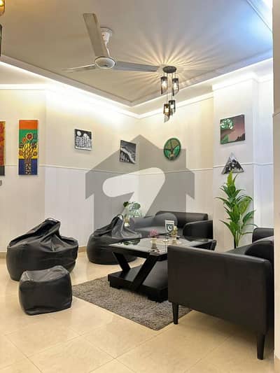 2 Bed Fully Furnished Apartment   For Rent In DHA Phase 8 Air Avenue Lahore