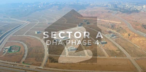 1 Kanal South Face Level or Solid Land Plot Available For Sale In DHA Phase 4 Sector A