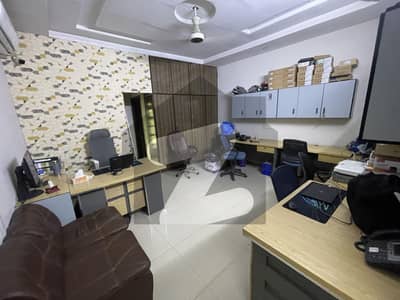 Allmost Brand New Fist Floor Space Available For Office Use In Johar Town Near Emporium Mall