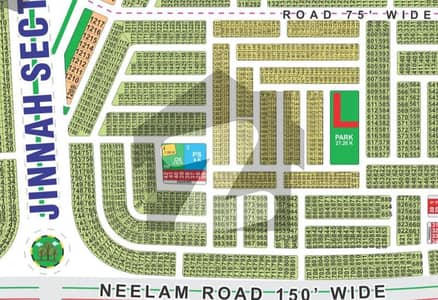 Ideal 5 Marla Possession Plot in LDA City L Block Near Main Road Ideal 5 Marla Possession Plot in LDA City L Block Near Main Road
