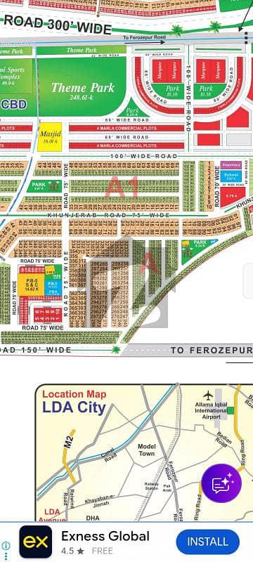10 Marla Plot For Sale In A1 Block Prime Location | Best Investment Opportunity 10 Marla Plot For Sale In A1 Block Prime Location | Best Investment Opportunity