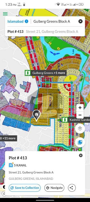 Block A Plot 413 For Sale Avilable In Gulberg Green Islambad