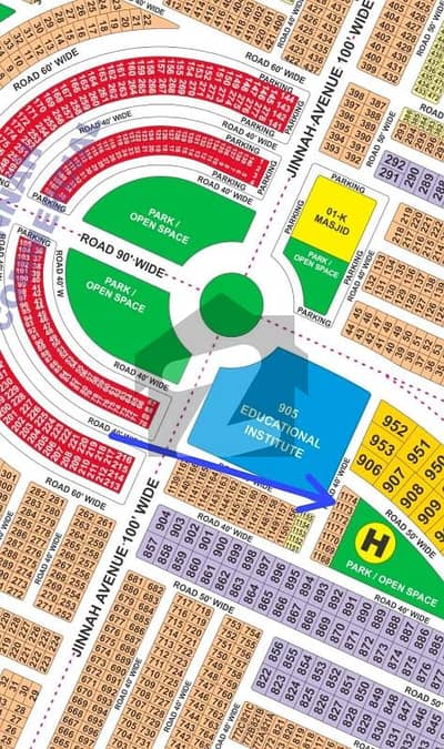 10 Marla Plot Available At Prime location and reasonable price in Palm City Gujranwala