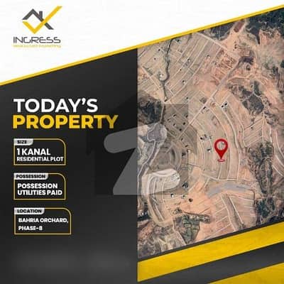 1 Kanal Plot for sale in Sector F-4 Bahria Phase-8 Rawalpindi