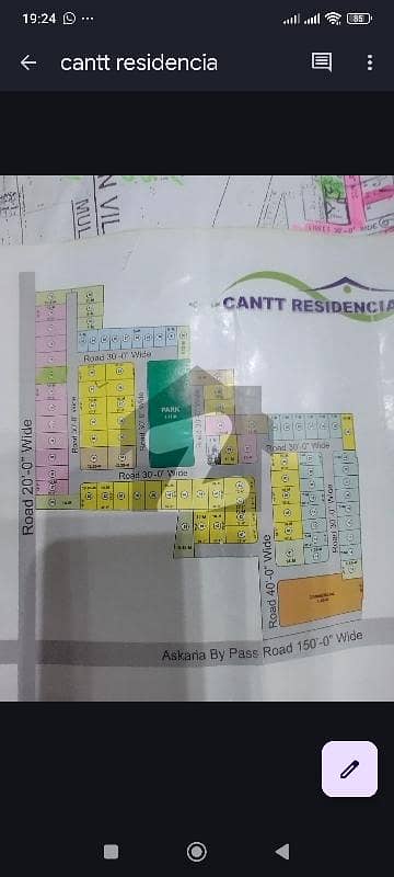 کینٹ ریزڈینسیا عسکری بائی پاس,ملتان میں 12 مرلہ رہائشی پلاٹ 1.1 کروڑ میں برائے فروخت۔ کینٹ ریزڈینسیا عسکری بائی پاس,ملتان میں 12 مرلہ رہائشی پلاٹ 1.1 کروڑ میں برائے فروخت۔