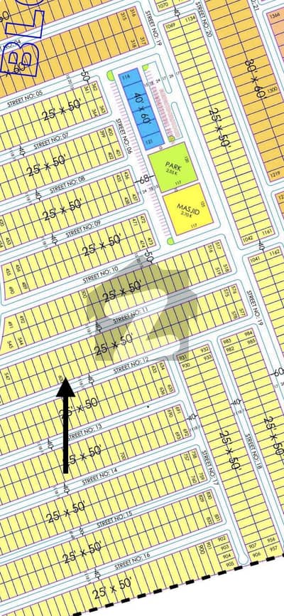 5 Marla sun face plot available in street 12 5 Marla sun face plot available in street 12
