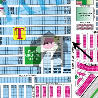 ڈی ایچ اے فیز 7 - بلاک ٹی فیز 7,ڈیفنس (ڈی ایچ اے),لاہور میں 1 کنال رہائشی پلاٹ 2.85 کروڑ میں برائے فروخت۔