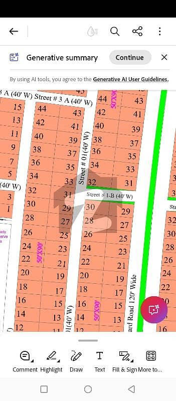 نیول اینکریج اسلام آباد میں 1 کنال رہائشی پلاٹ 2.3 کروڑ میں برائے فروخت۔