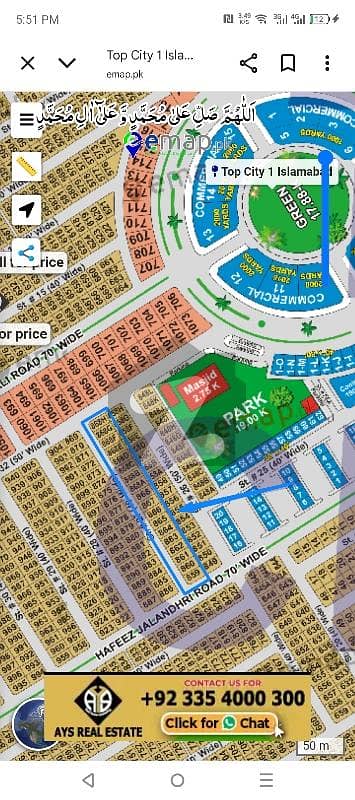 ٹاپ سٹی 1 اسلام آباد میں 10 مرلہ رہائشی پلاٹ 2.2 کروڑ میں برائے فروخت۔ ٹاپ سٹی 1 اسلام آباد میں 10 مرلہ رہائشی پلاٹ 2.2 کروڑ میں برائے فروخت۔