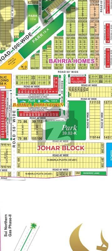 10M plot for sale in johar block bahria town lahore 10M plot for sale in johar block bahria town lahore