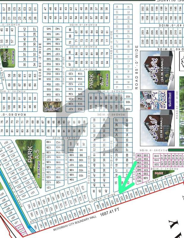 20 marla residential plot 203 A5