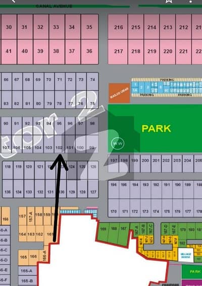 کینال ویو ہاؤسنگ سکیم گوجرانوالہ میں 1 کنال رہائشی پلاٹ 3.25 کروڑ میں برائے فروخت۔