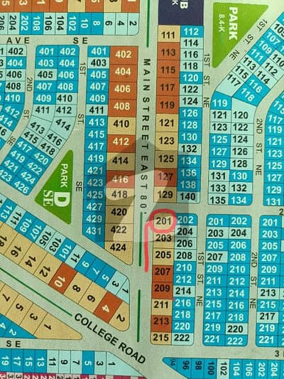 این ایف سی 1 لاہور میں 2 کنال رہائشی پلاٹ 6.85 کروڑ میں برائے فروخت۔