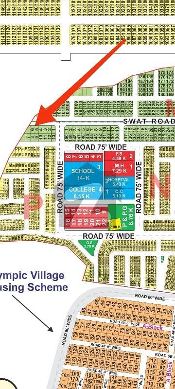 Sami Commercial On 75'Feet Near Motor Way And Ring Road 300 Feet