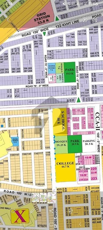 27 Marla corner Plot for sale X BLACK PHASE 8