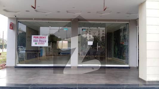 GROUND FLOOR SHOP FOR RENT IN ATTA HEIGHTS PRIME COMMERCIAL LOCATION. DREAM GARDENS LAHORE.