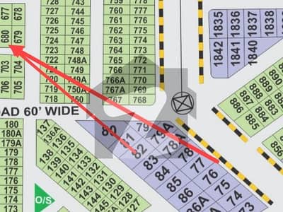Road Level 10-Marla Plot For Sale In G Block LDA Avenue One